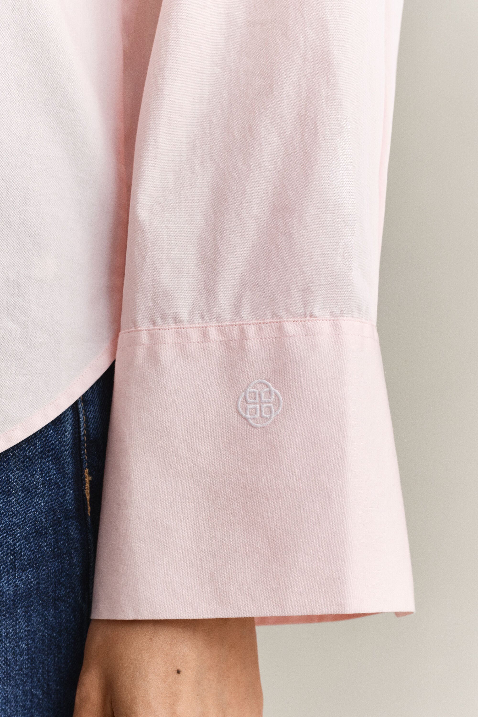Wide Sleeve Classic Poplin Shirt