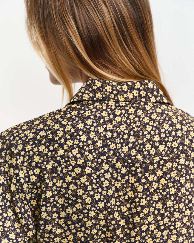 Floral Print Shirt Dress