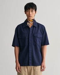 Relaxed Fit Short Sleeve Utility Shirt