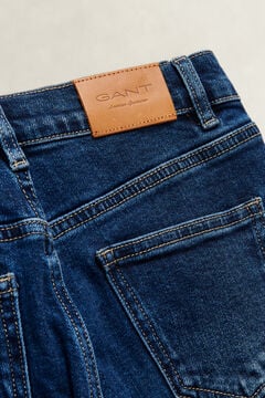 Teen Boys Straight Fit Jeans — MID WASH 1