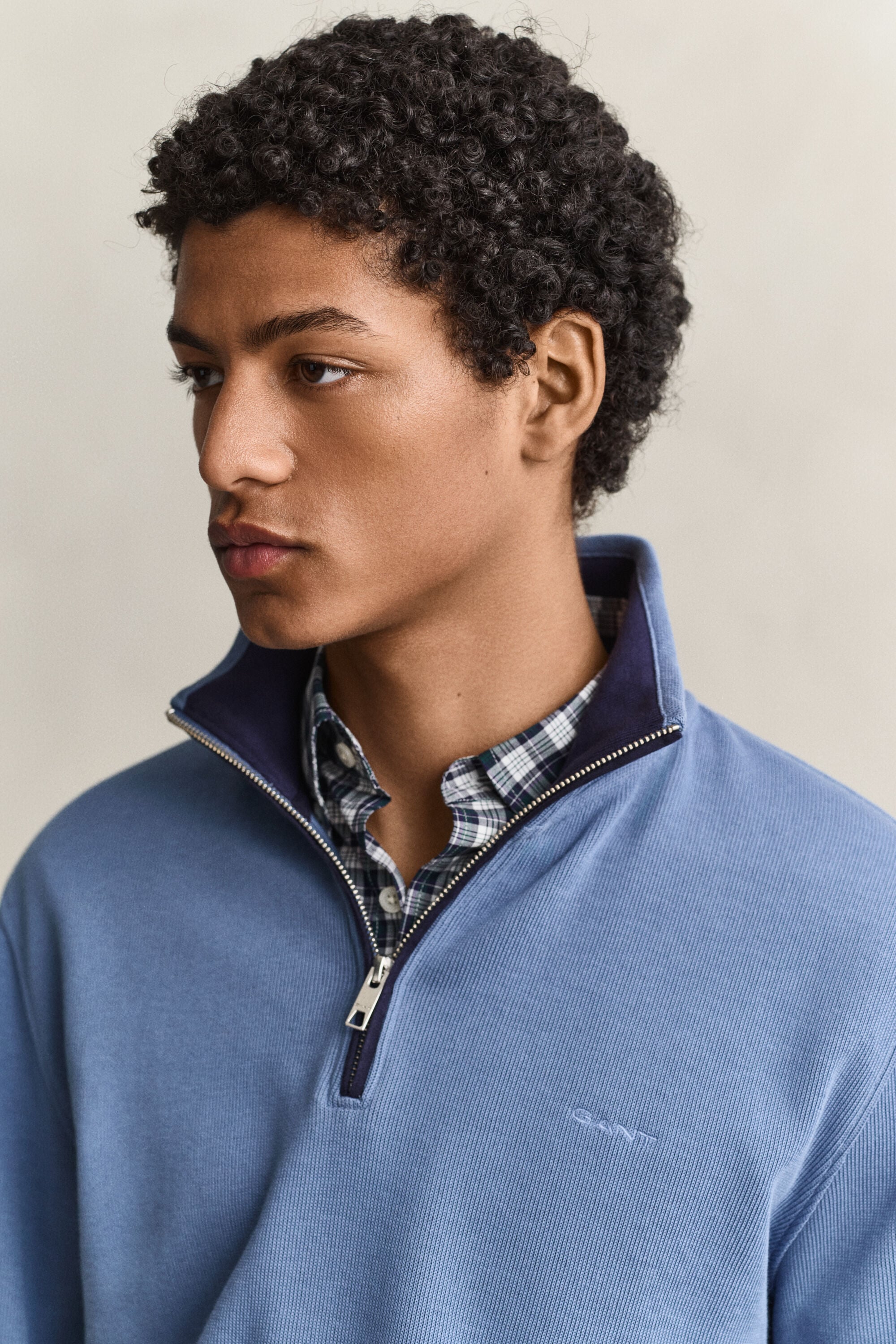 Sacker Rib Half-Zip Sweatshirt