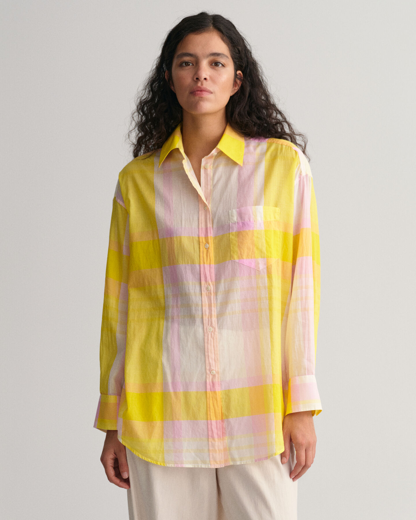 Oversized Madras Shirt