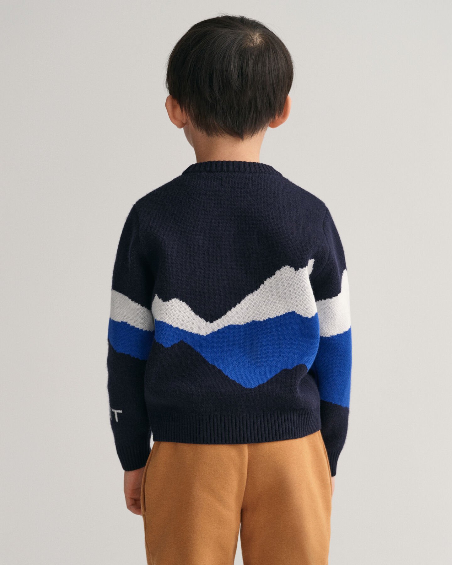Kids Alpine Jacquard Crew Neck Sweater