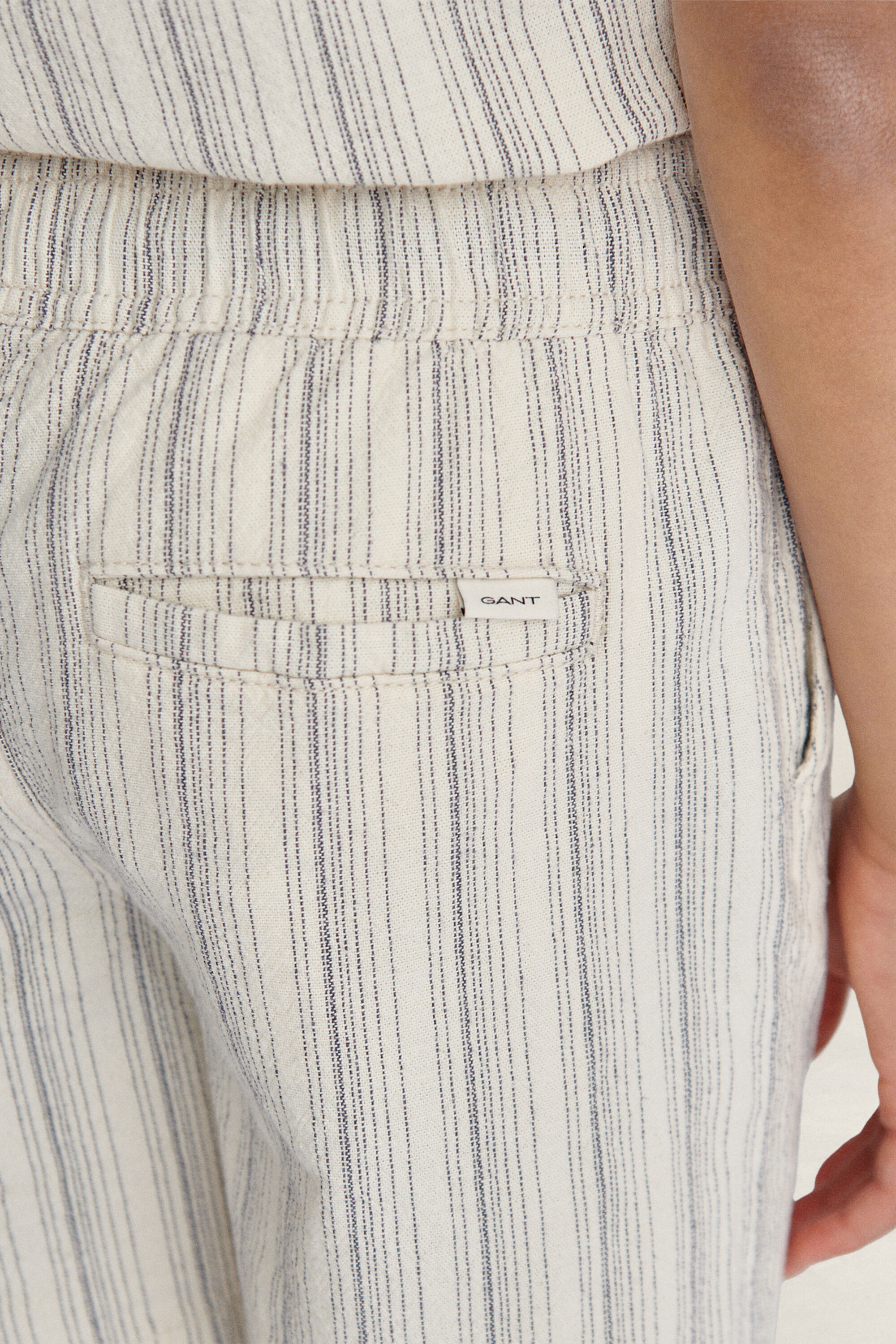 Teen Boys Linen Blend Shorts