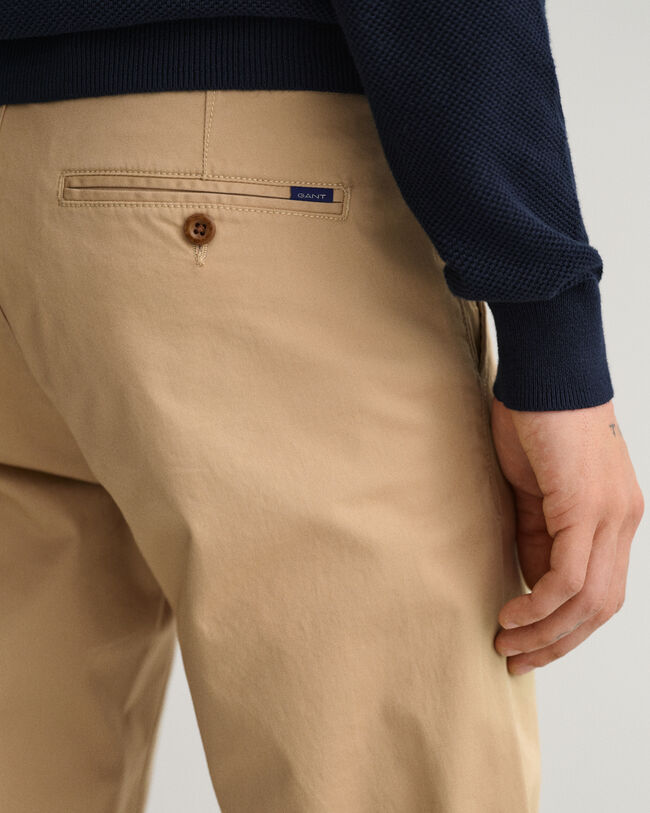 Hallden Slim Fit Twill Chinos