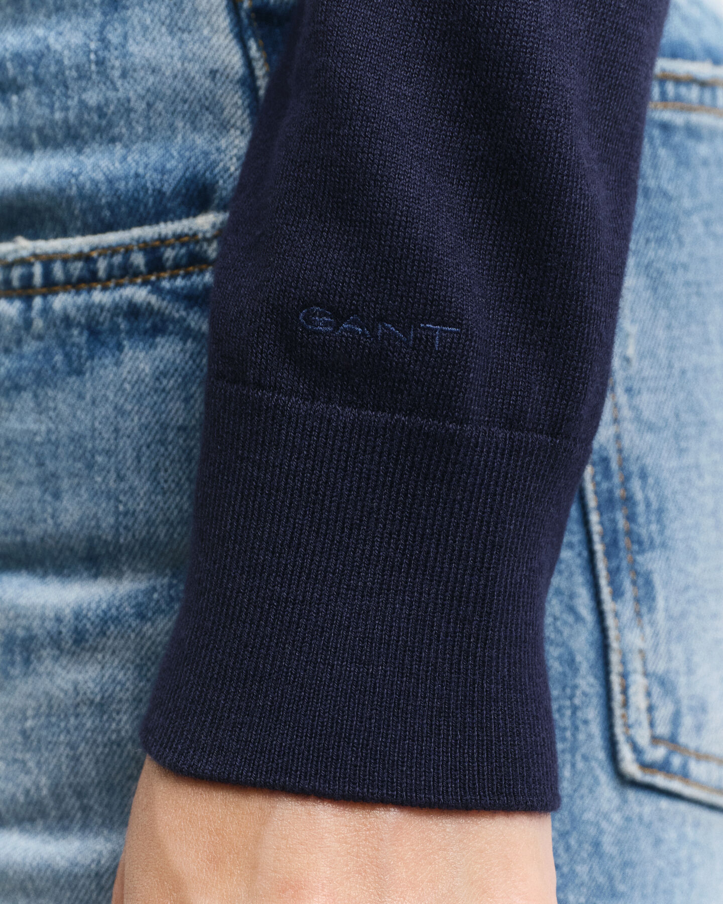 Fine Knit Crew Neck Sweater