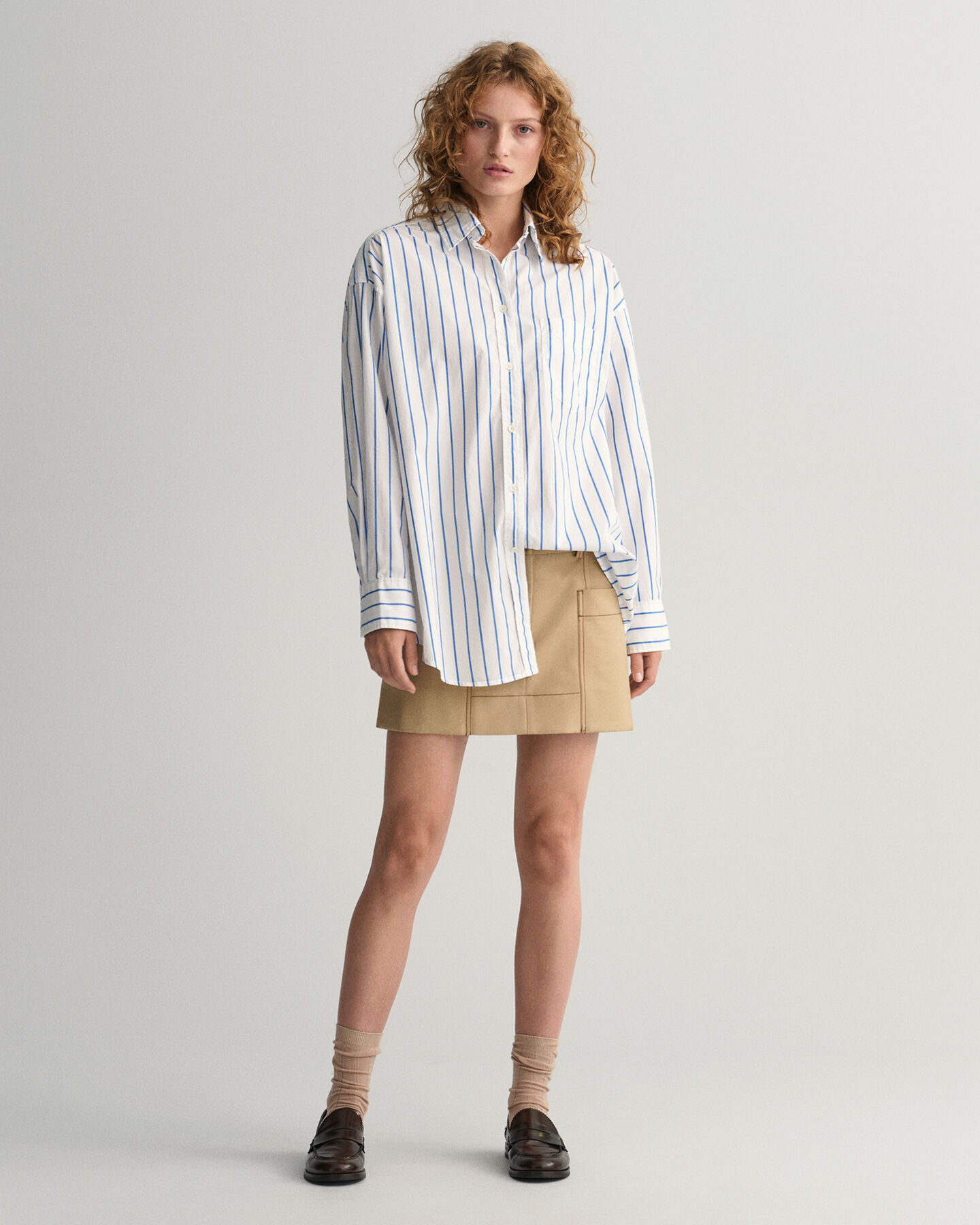 Oversized Striped Shirt