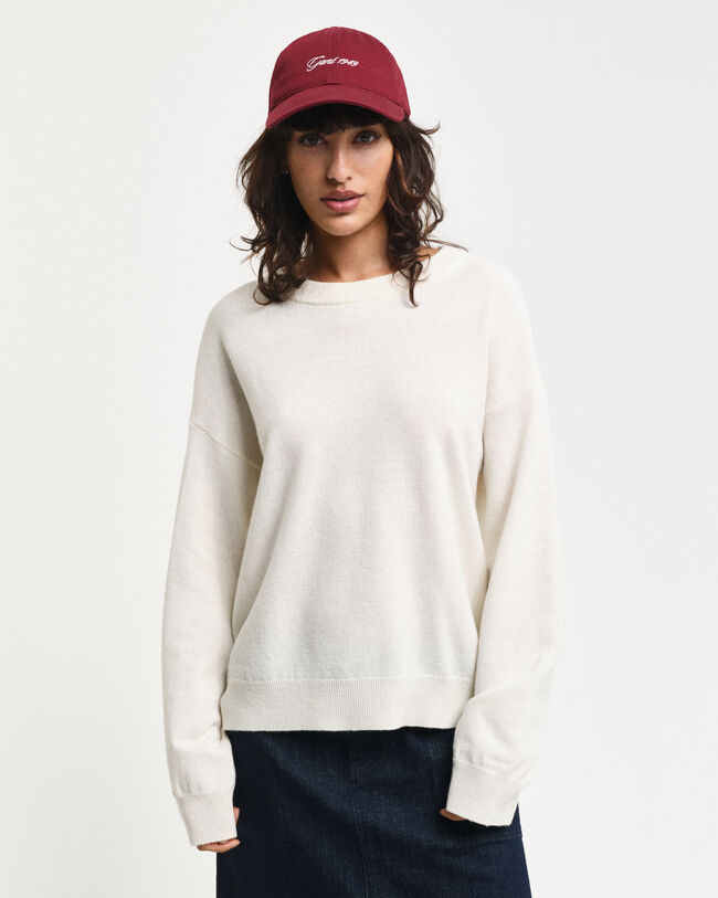 Super Fine Lambswool Crew Neck Sweater