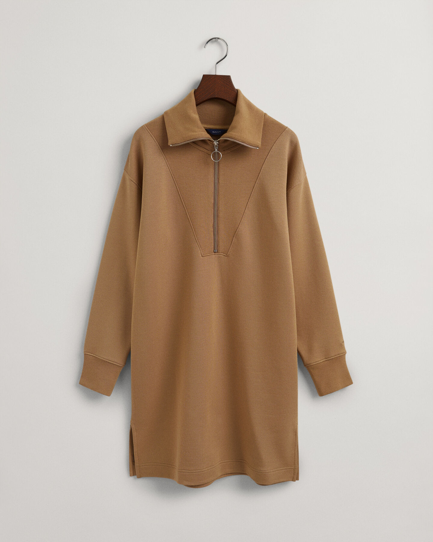 Half-Zip Sweat Dress