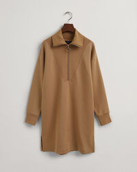 Half-Zip Sweat Dress