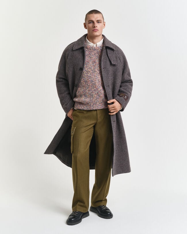 Multicolored Crew Neck Sweater