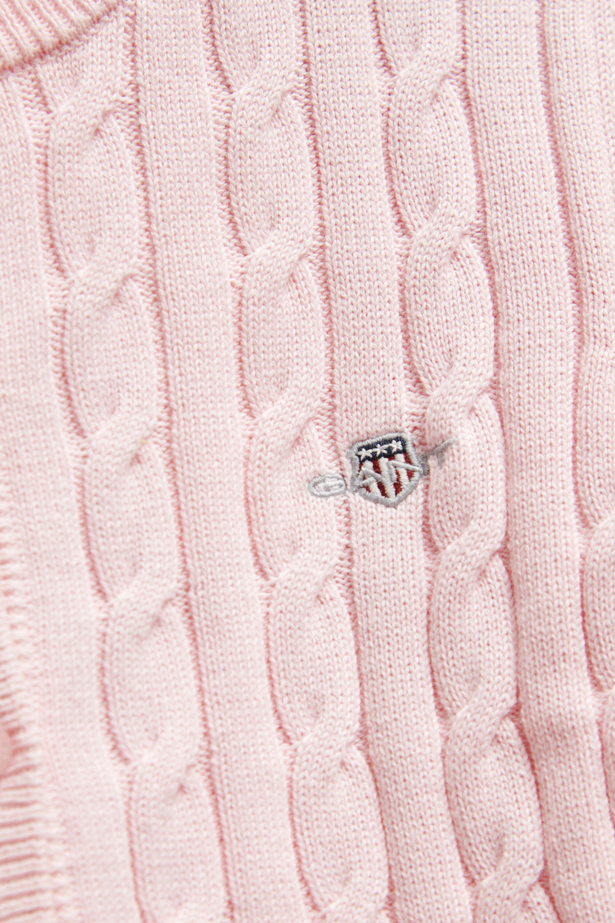 Girls Shield Cable Knit Cardigan