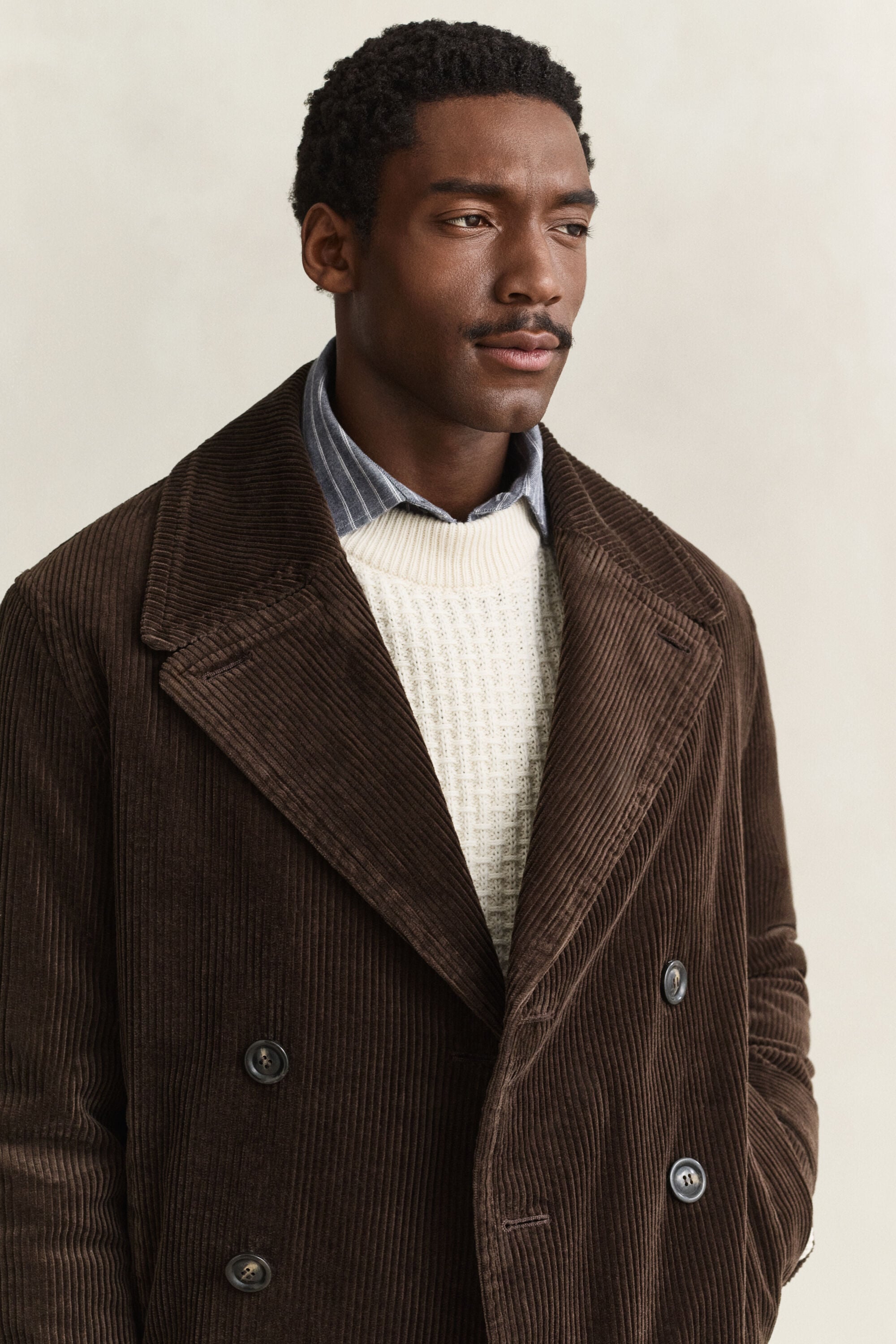 Corduroy Peacoat