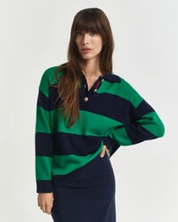 Striped Knitted Rugger