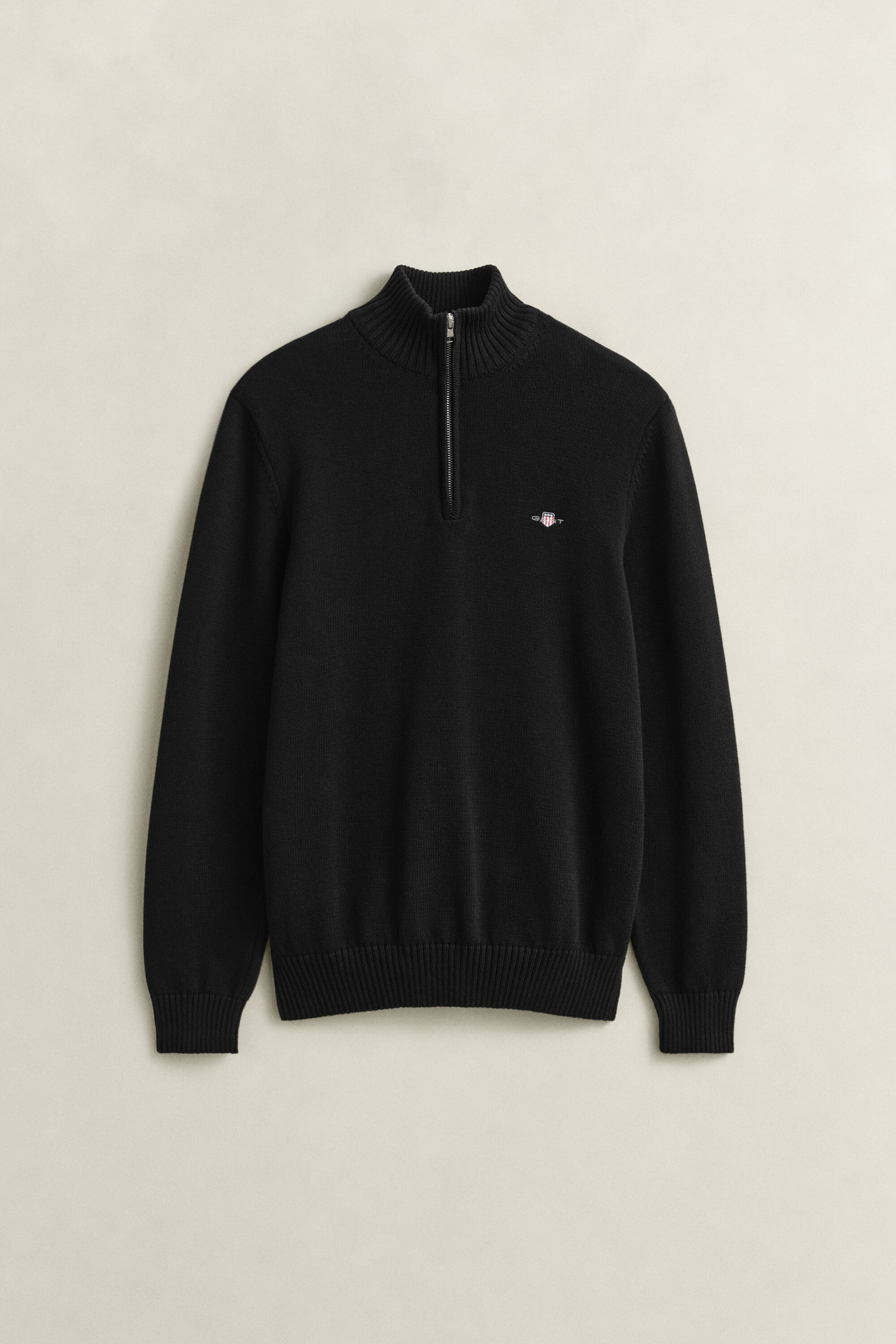 Casual Cotton Half-Zip Sweater