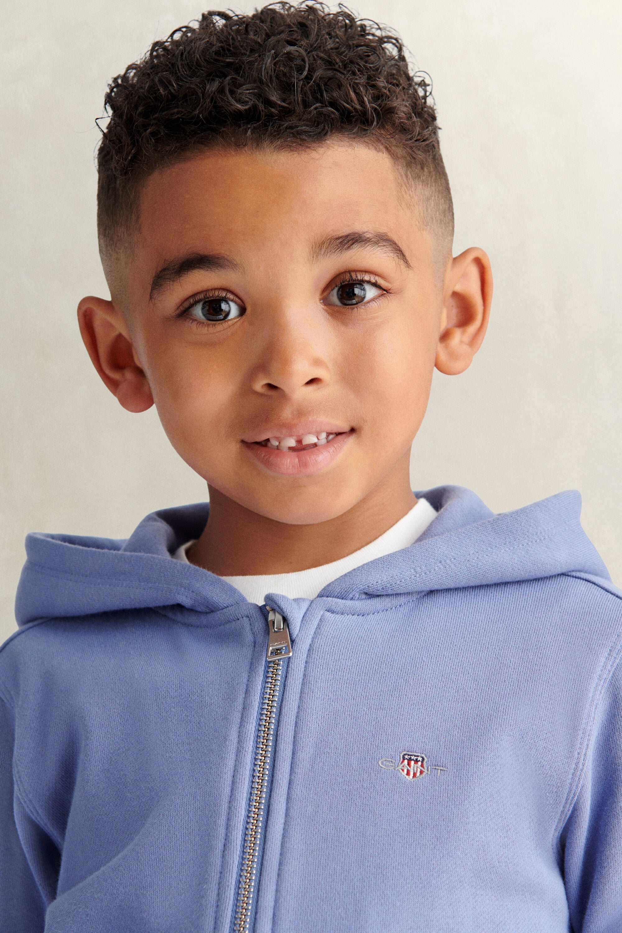 Boys Shield Zip Hoodie, T-Shirt & Sweatpants Set — FADED DENIM