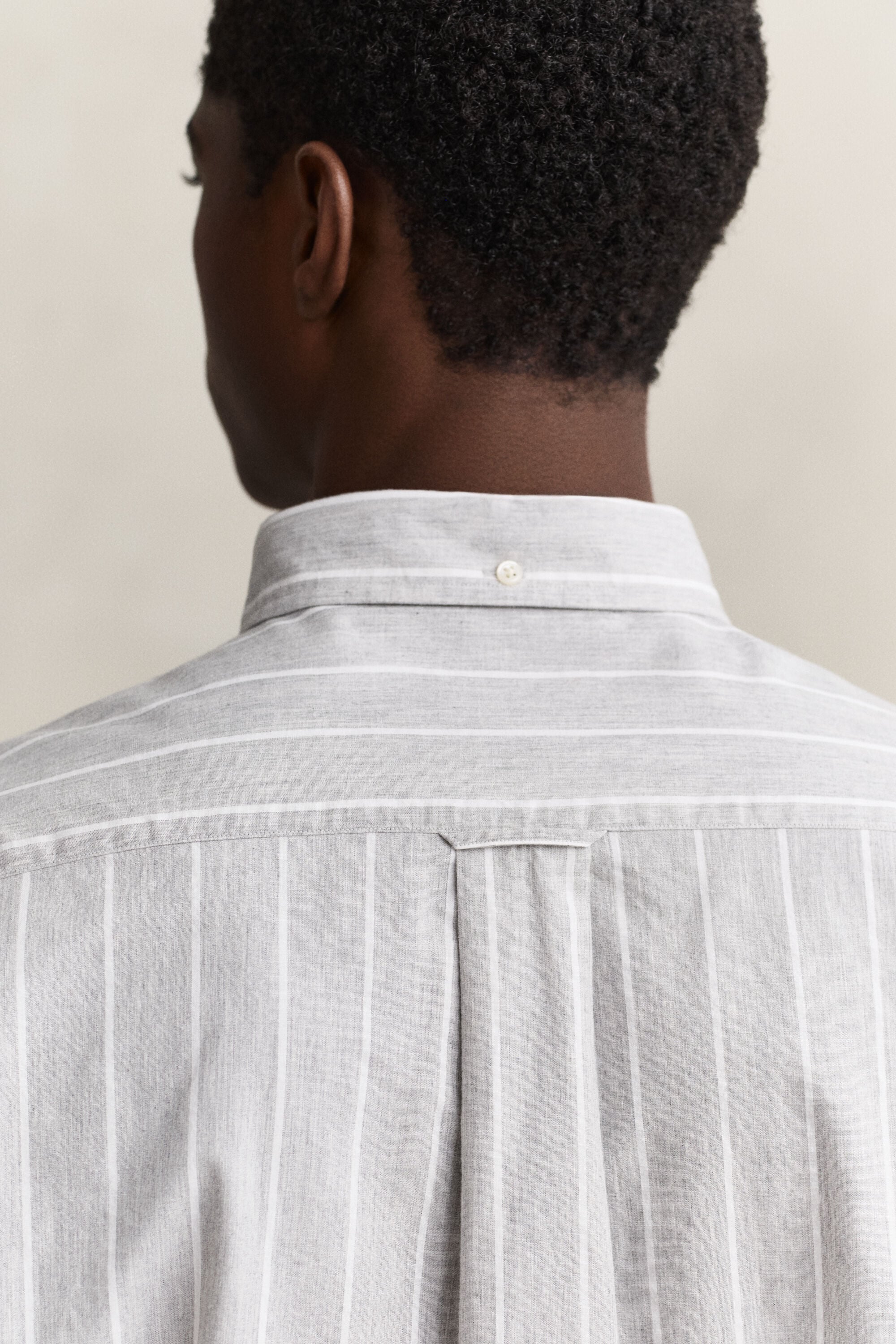 Striped Mélange Poplin Shirt