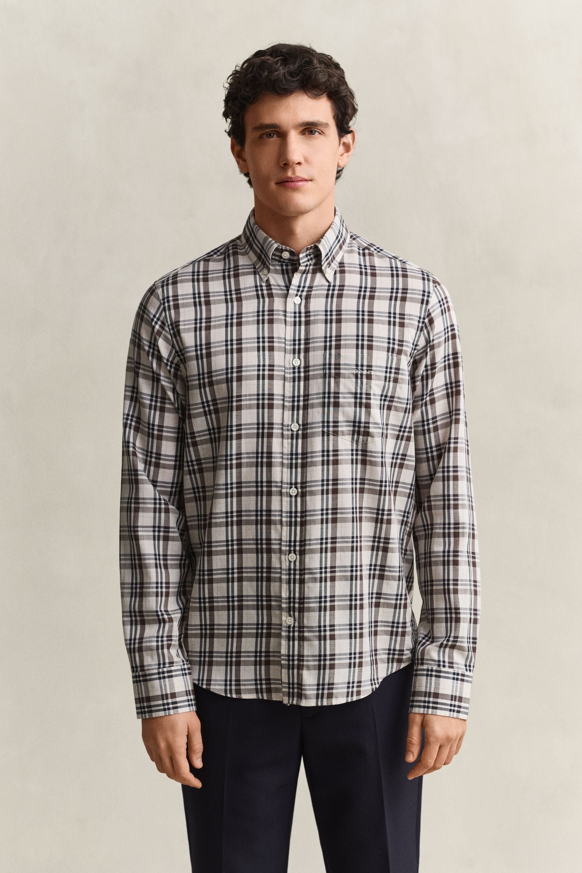 Checked Twill Shirt