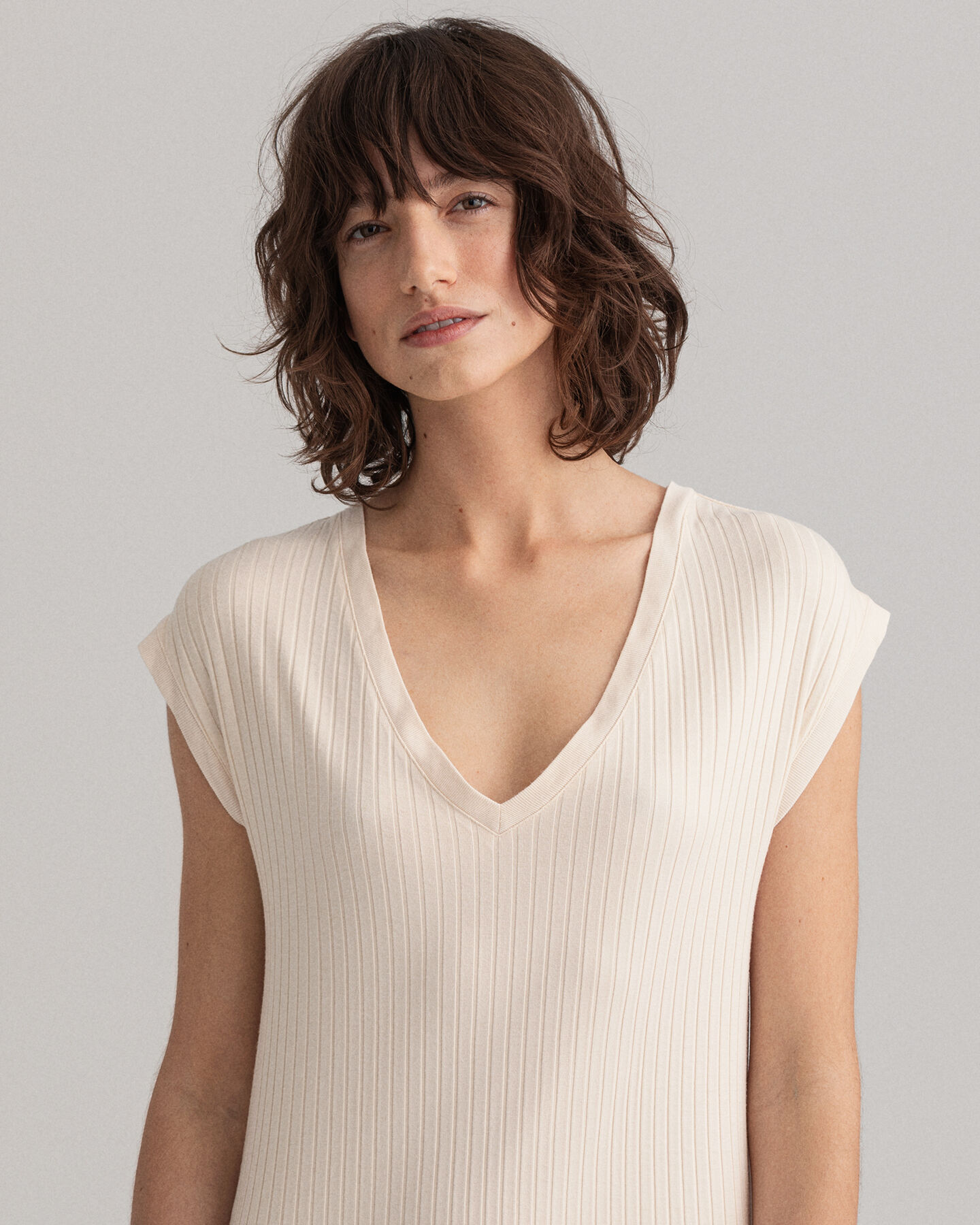 Detail Slit Jersey Dress