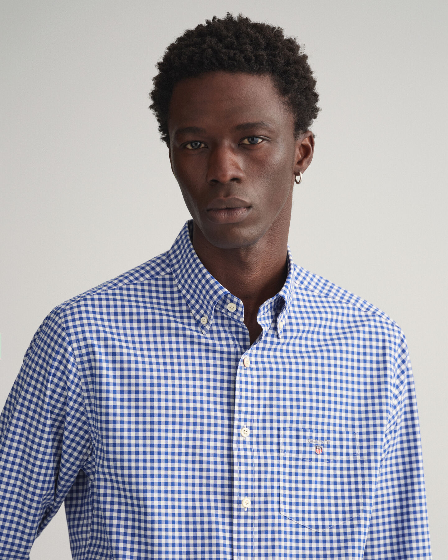 Regular Fit Gingham Broadcloth Shirt