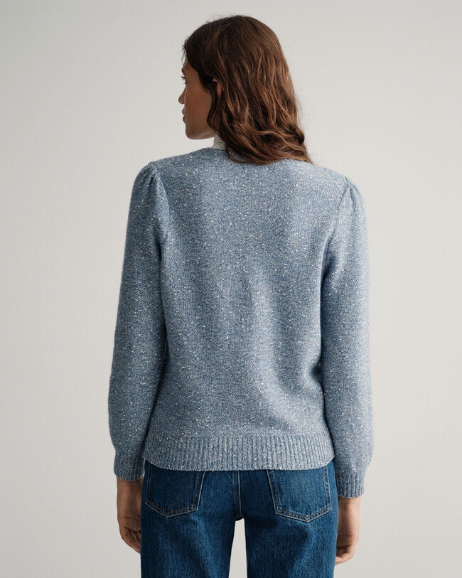 Sparkling Crew Neck Cardigan