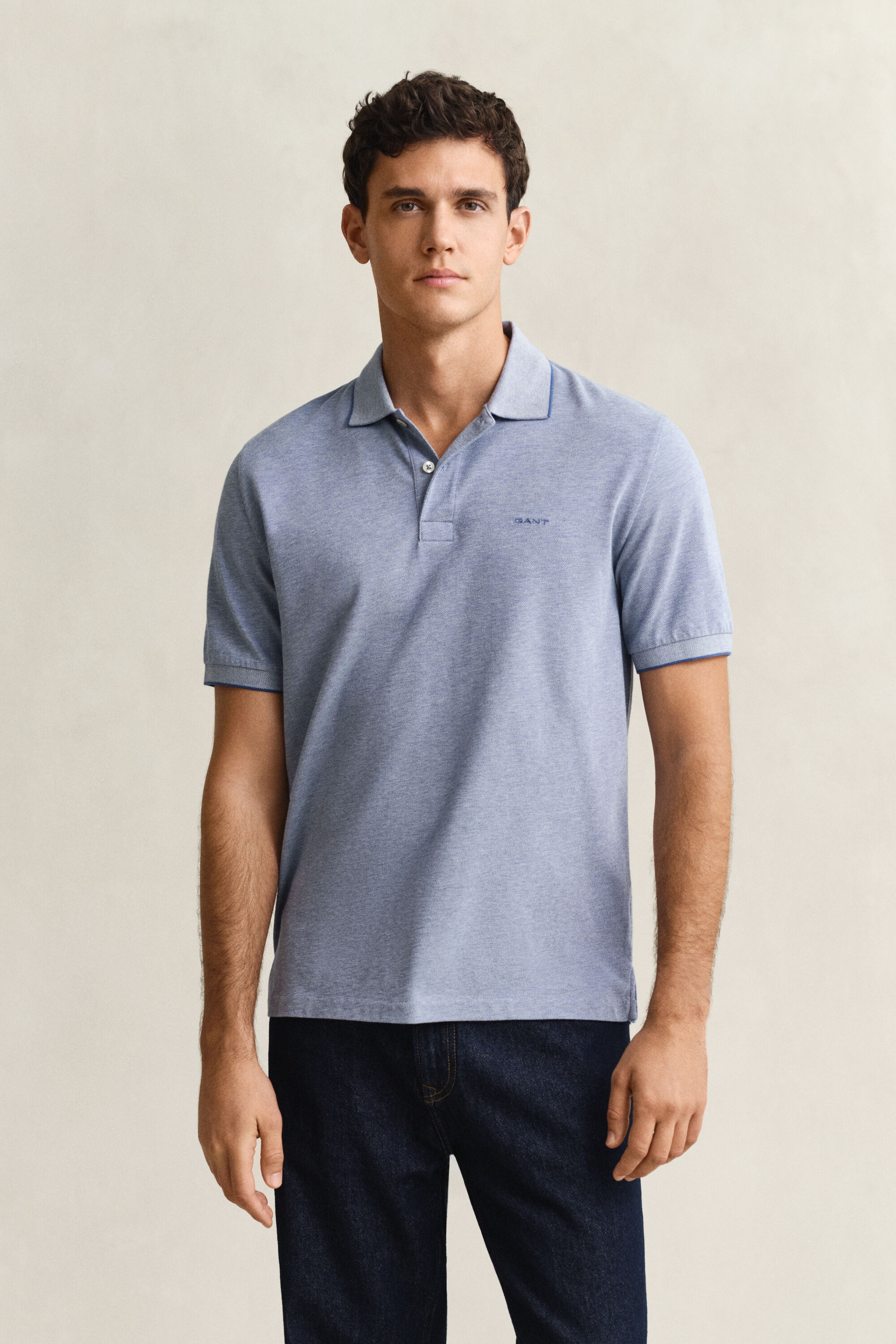 Two-Toned Polo Shirt