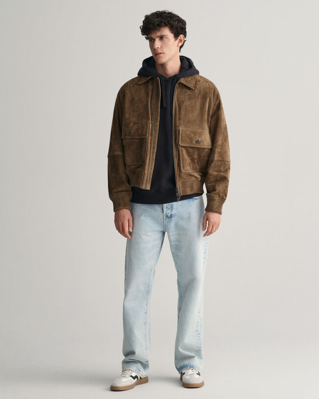 Suede Flight Jacket