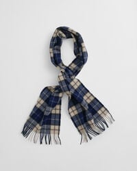 Checked Wool Scarf