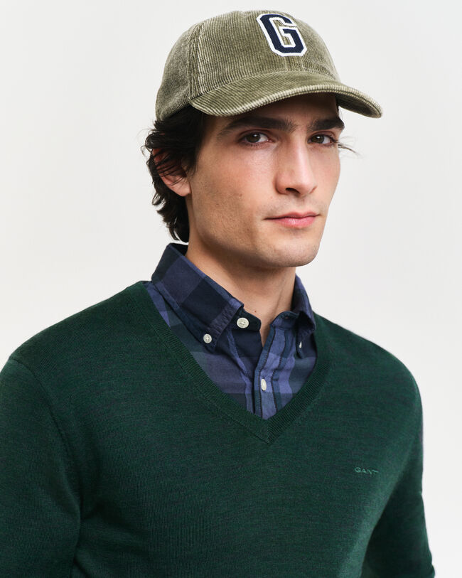 Extra Fine Merino Wool V-Neck Sweater