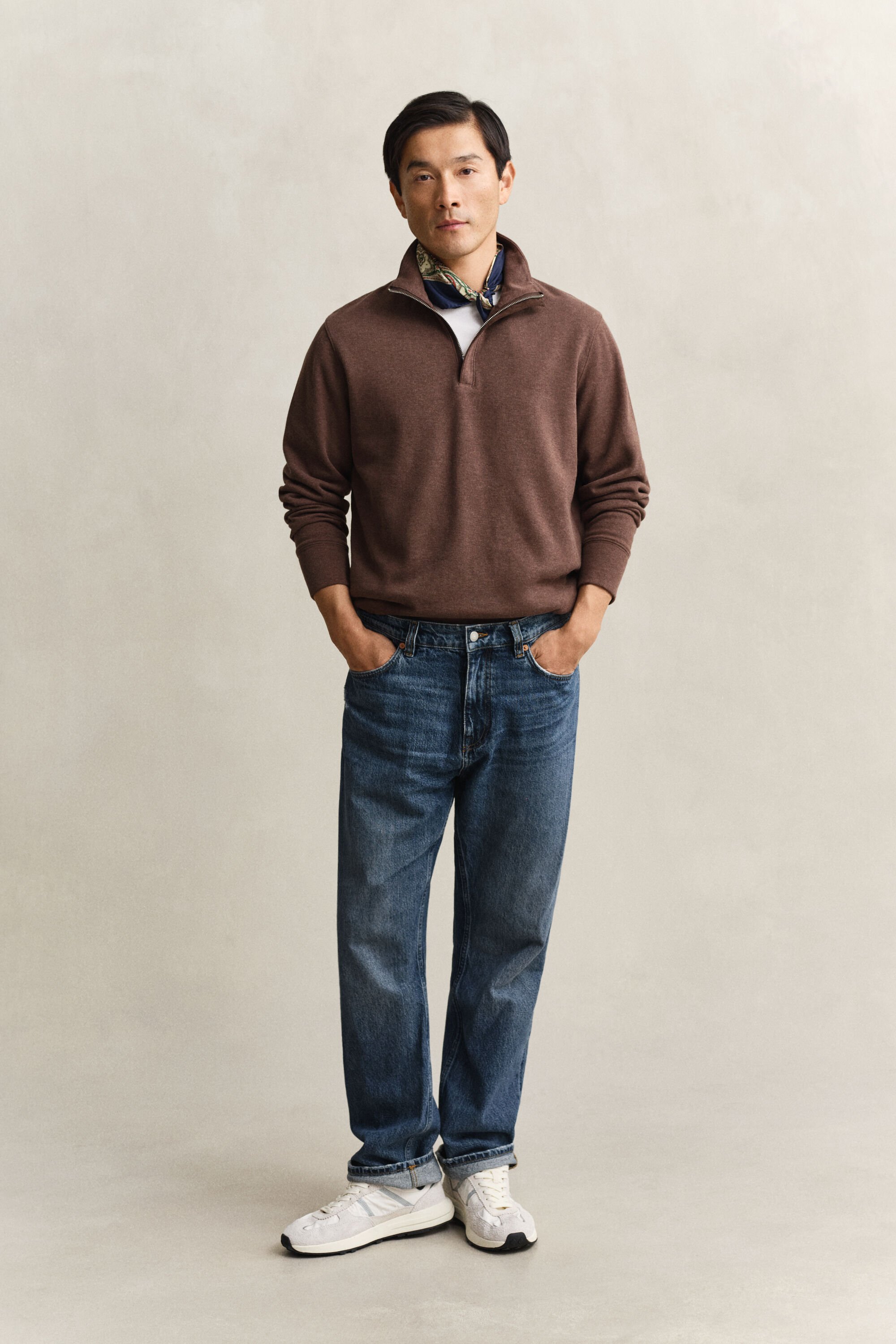 Sacker Rib Half-Zip Sweatshirt