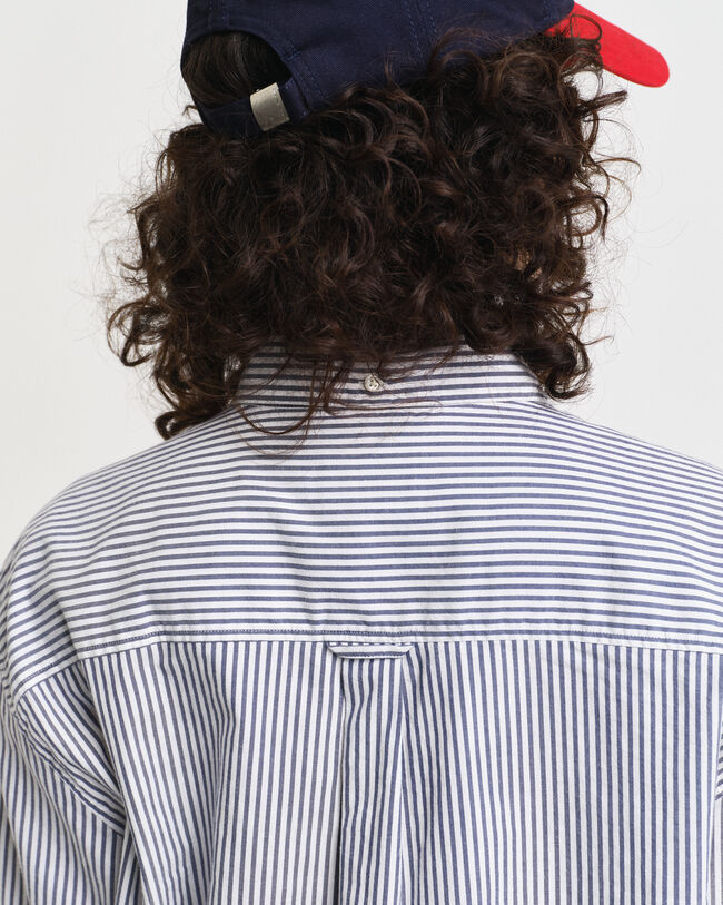 Relaxed Fit Striped Luxury Oxford Shirt