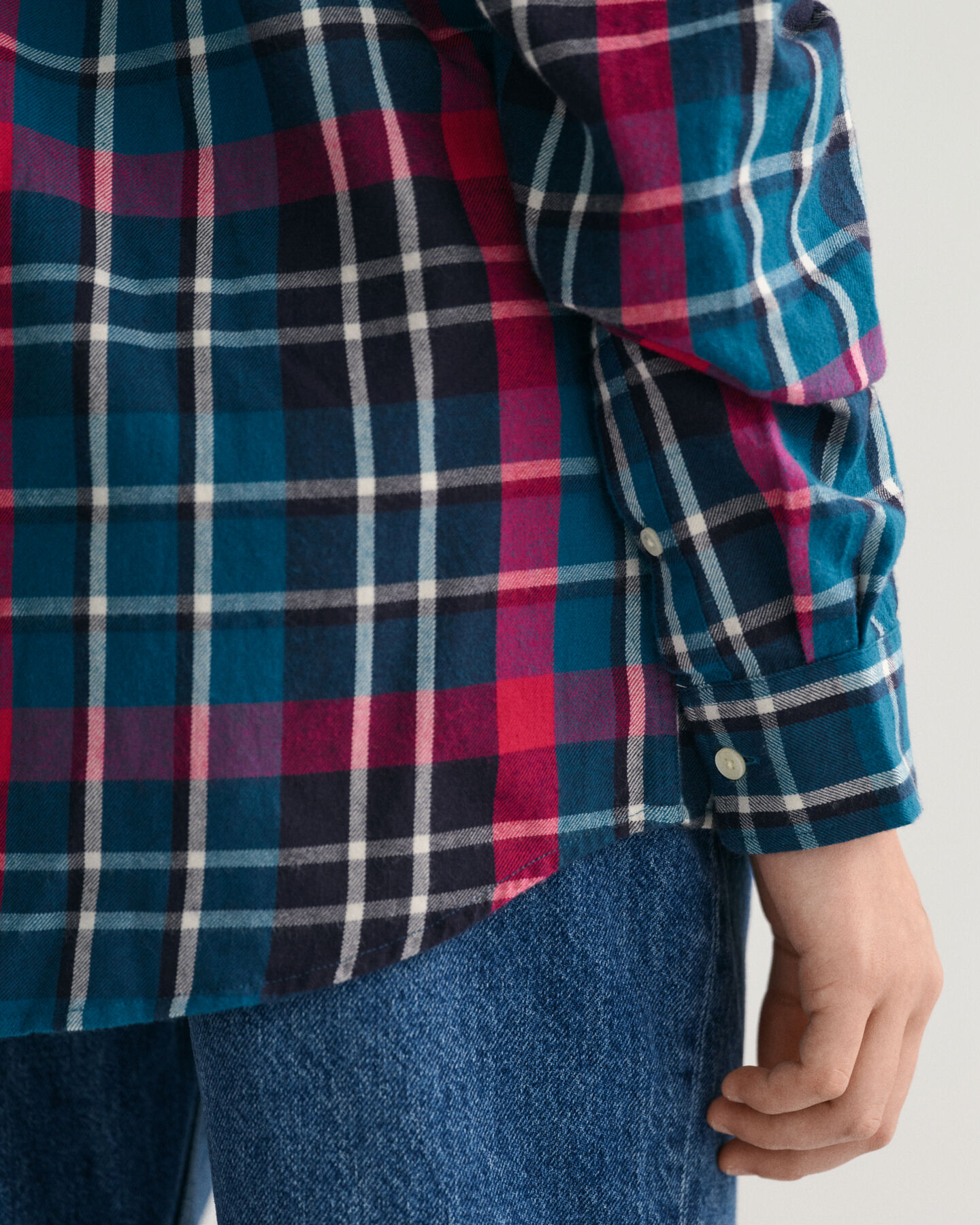 Teens Shield Shield Checked Shirt