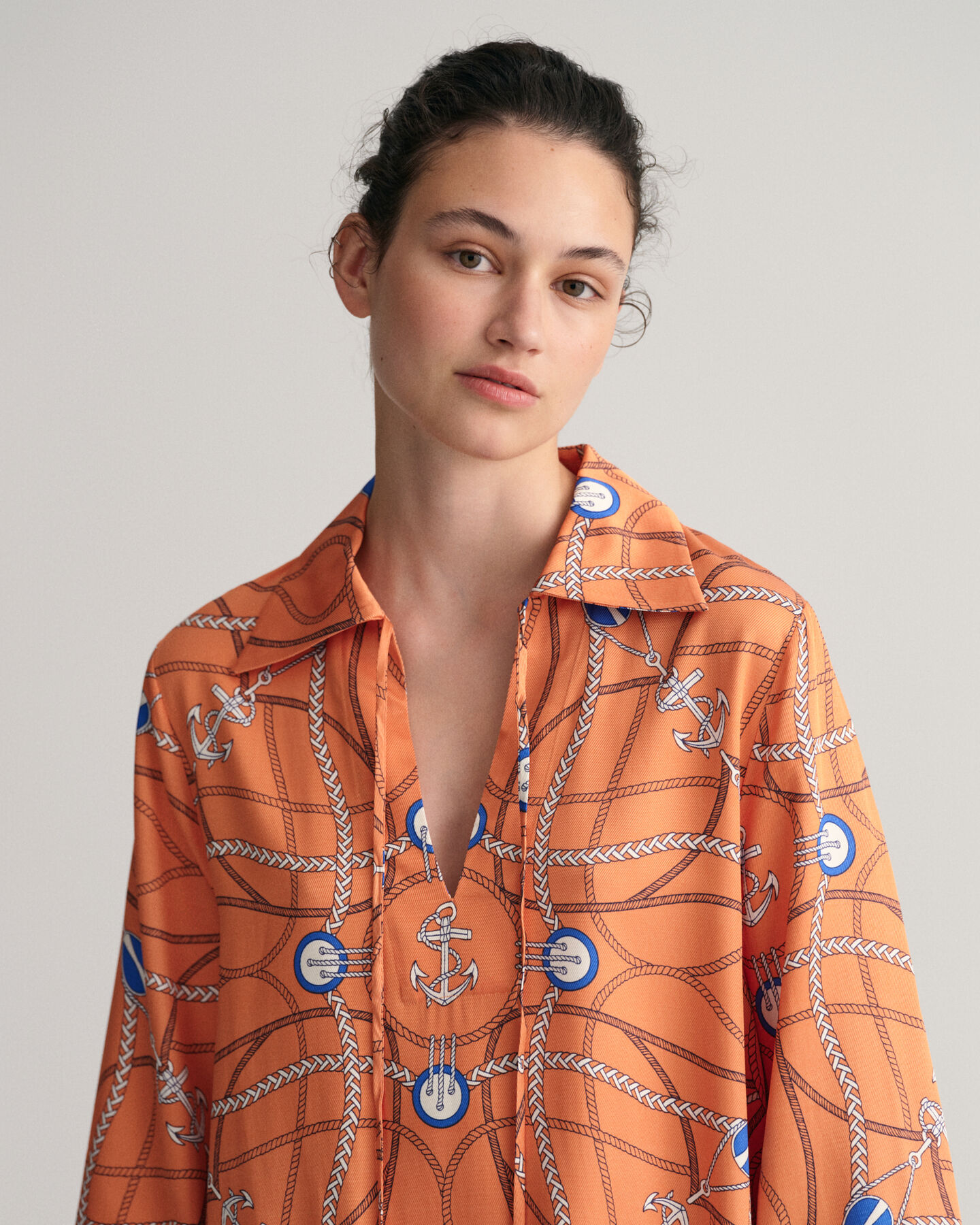 Sailing Print Blouse