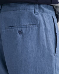 Relaxed Fit Linen Drawstring Shorts