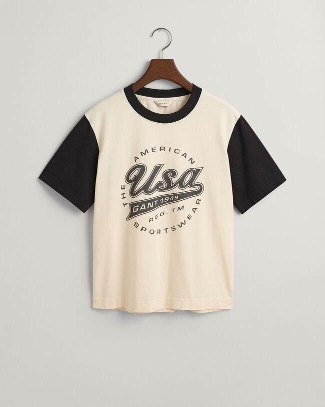 Logo Color Block T-Shirt