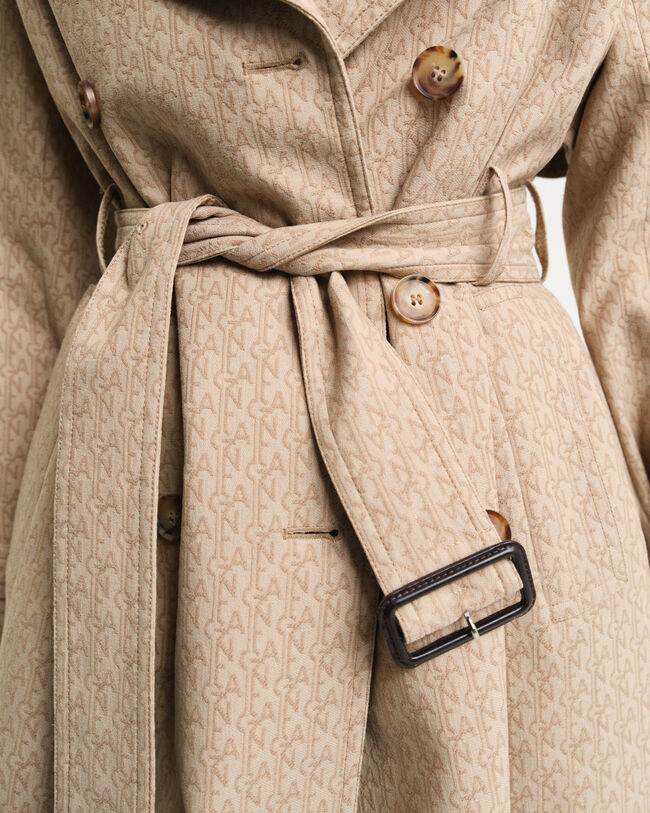 Monogram Jacquard Trench Coat
