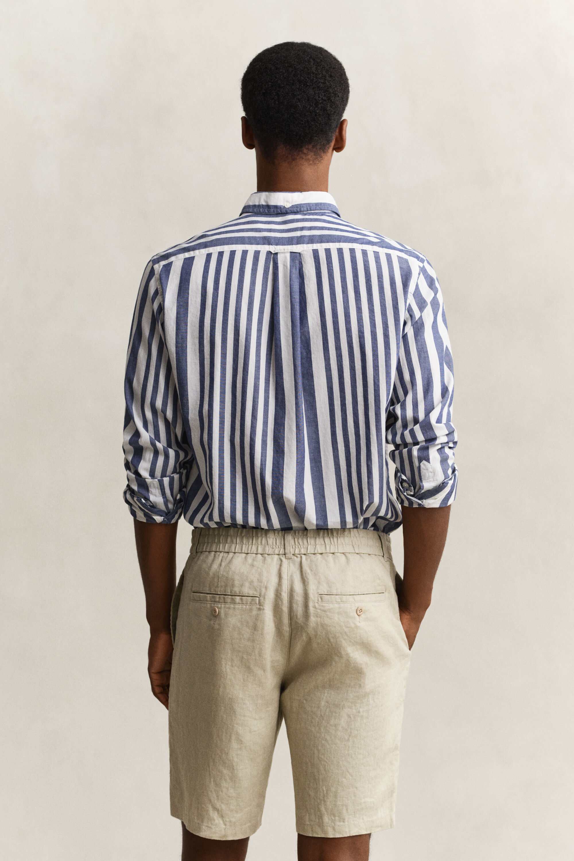 Striped Cotton Voile Shirt