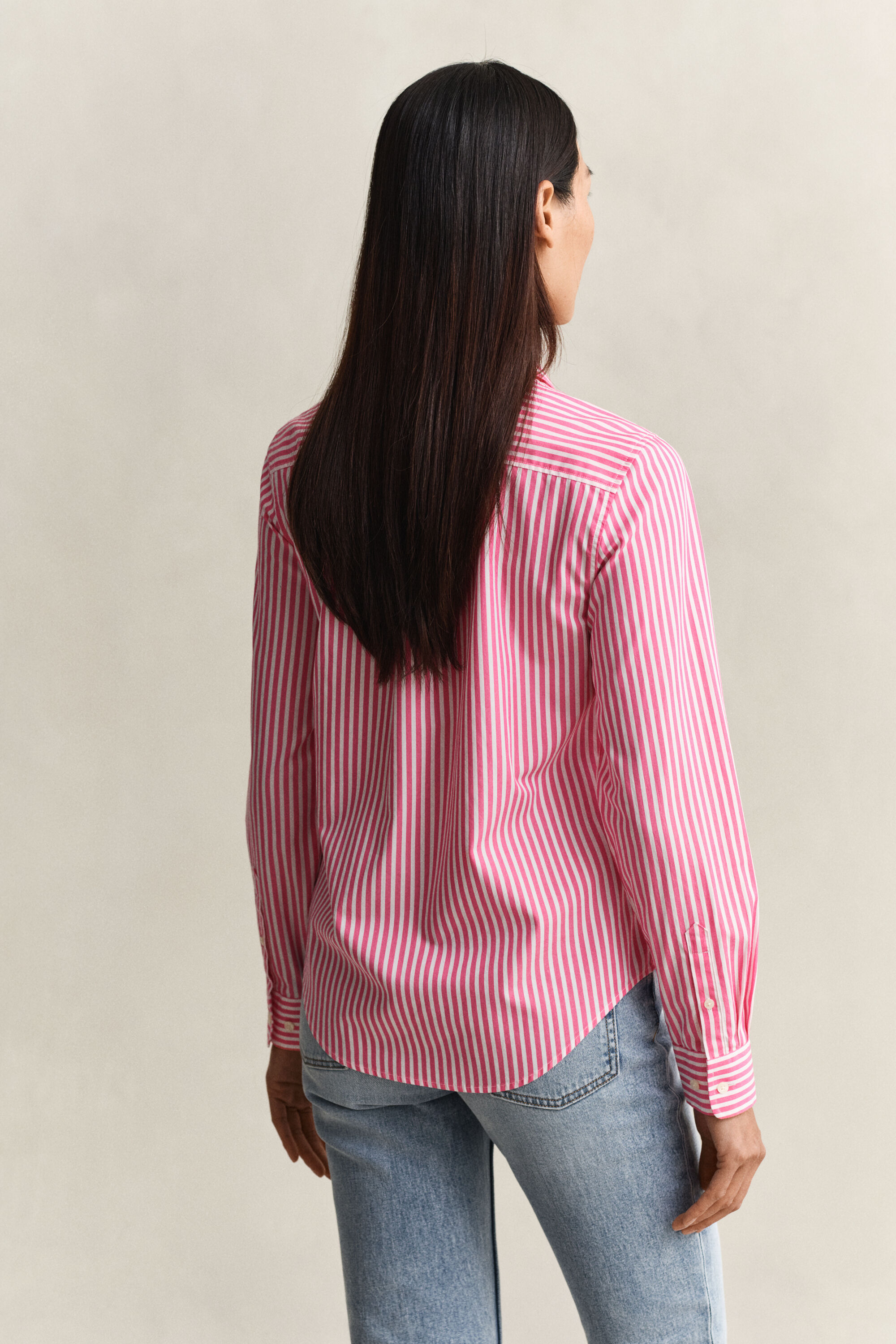 Regular Fit Classic Striped Poplin Shirt
