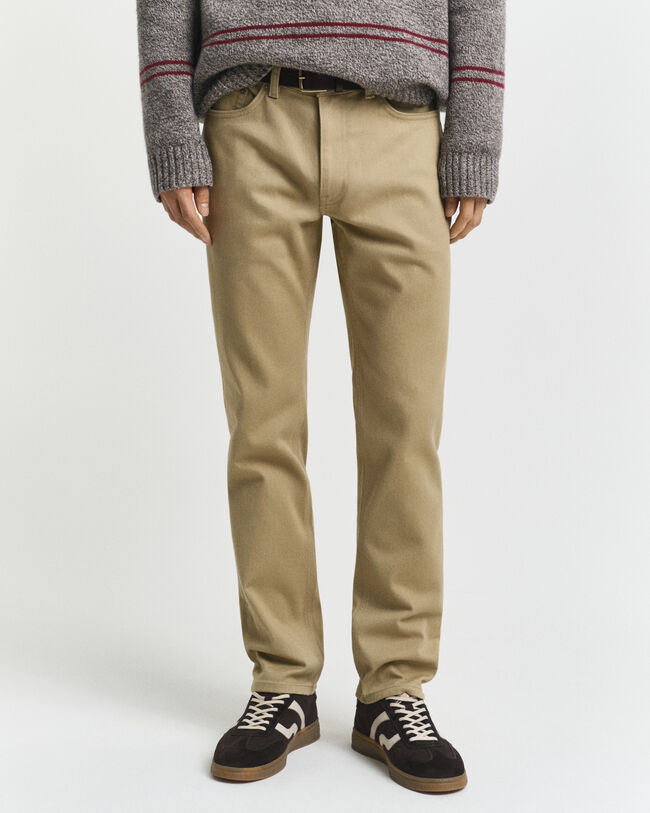 Regular Fit Soft Twill Jeans