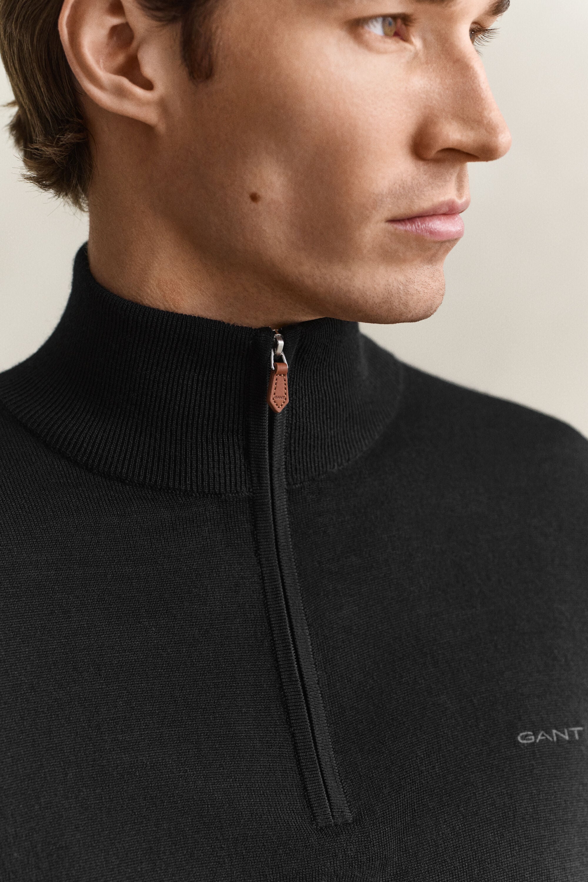 Merino Wool Half-Zip Sweater