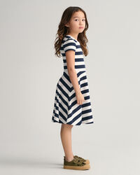 Girls Striped Spin Dress
