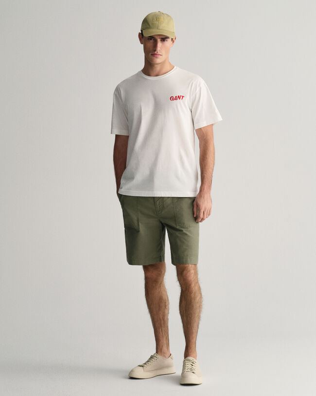 Regular Fit Cotton Linen Shorts