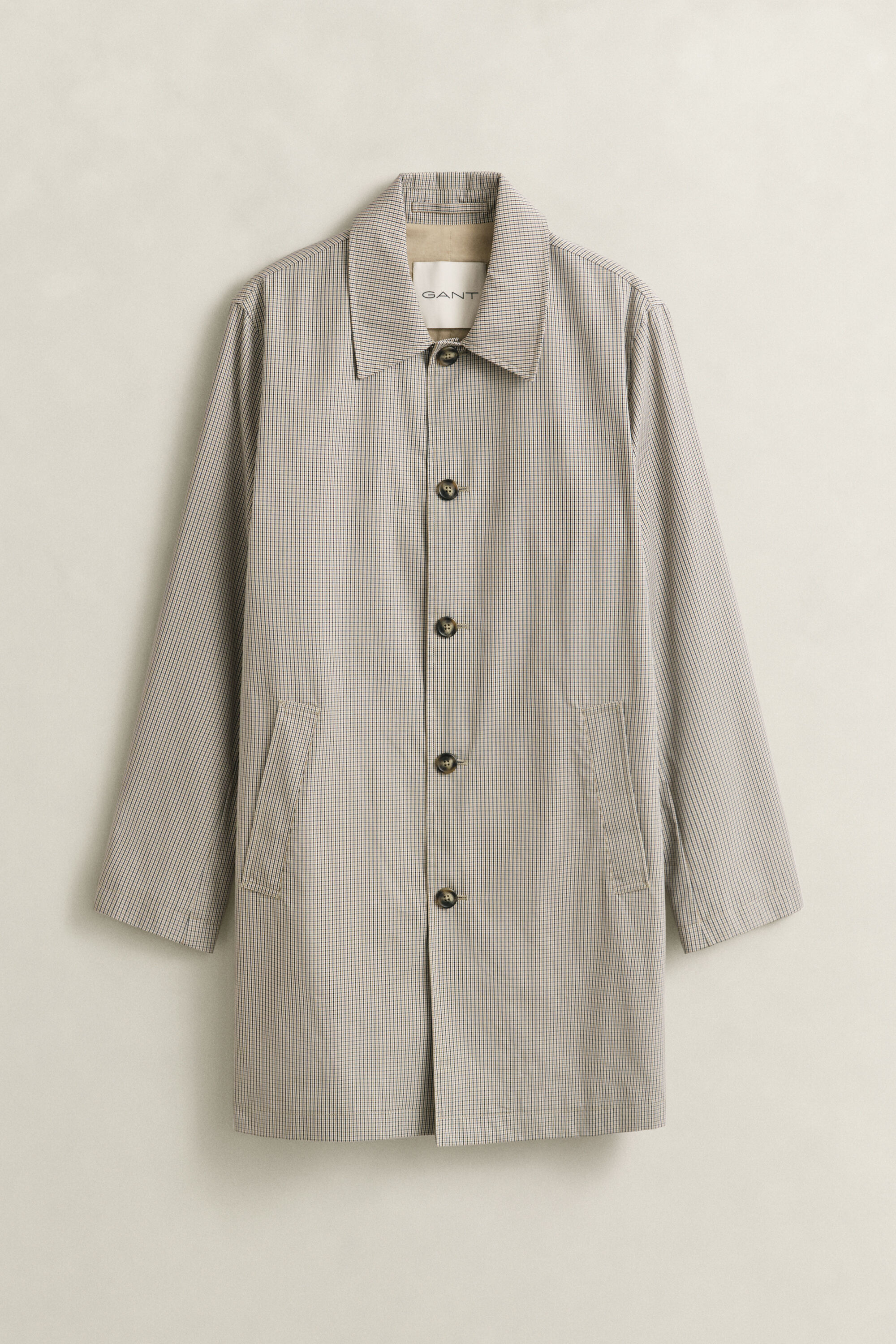 Cotton Blend Car Coat