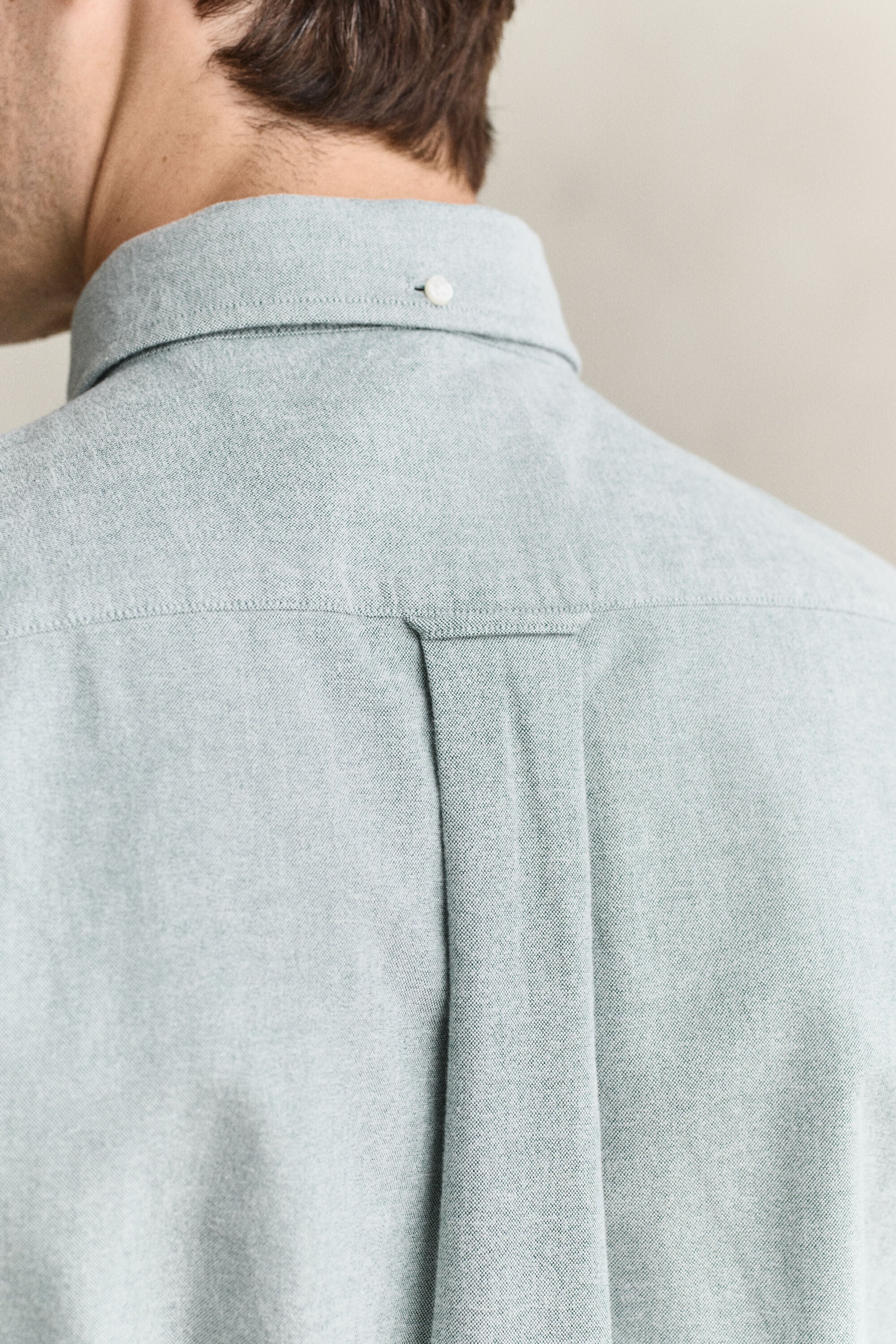 Brushed Oxford Shirt — DARK EMERALD