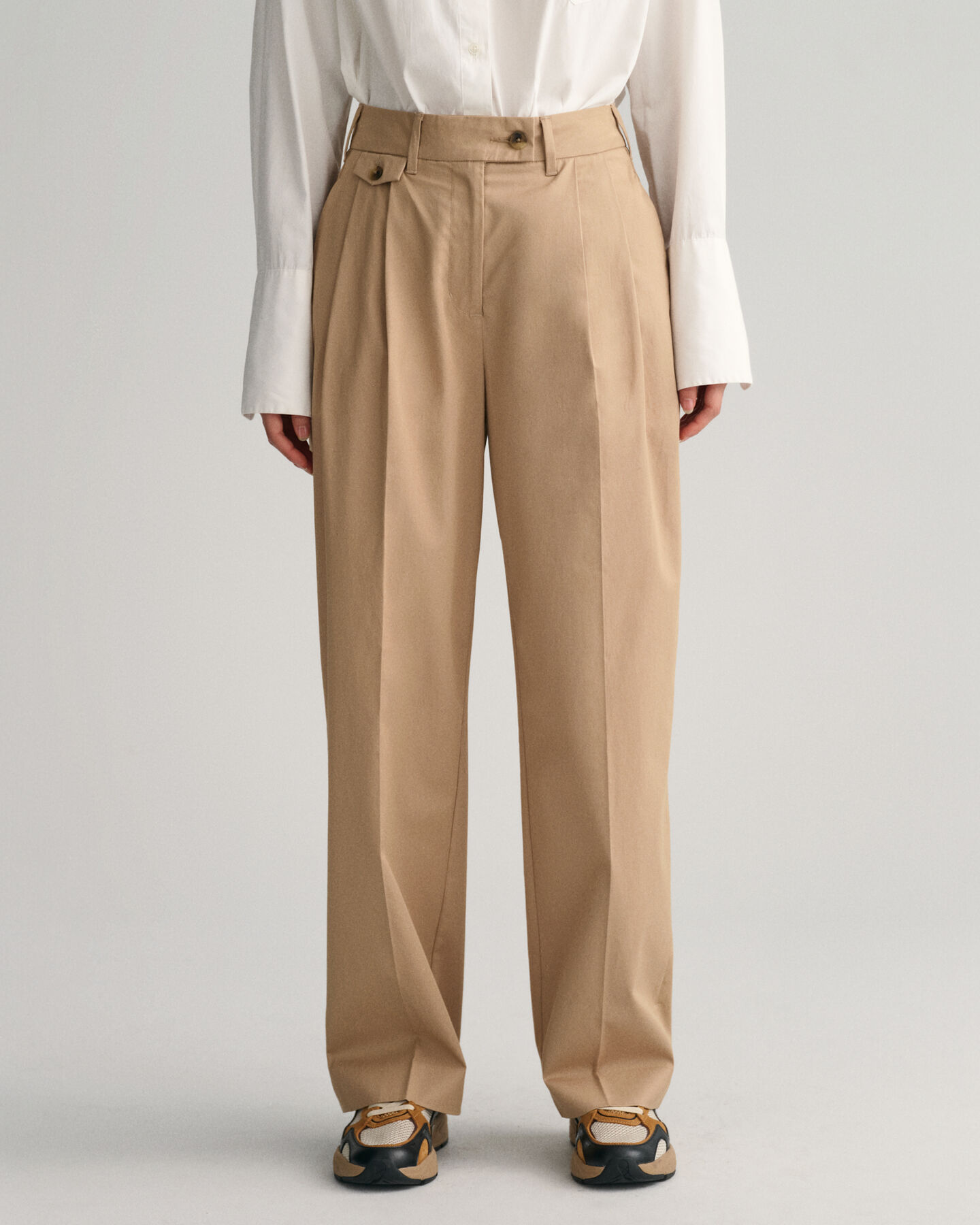 Pleated Chinos