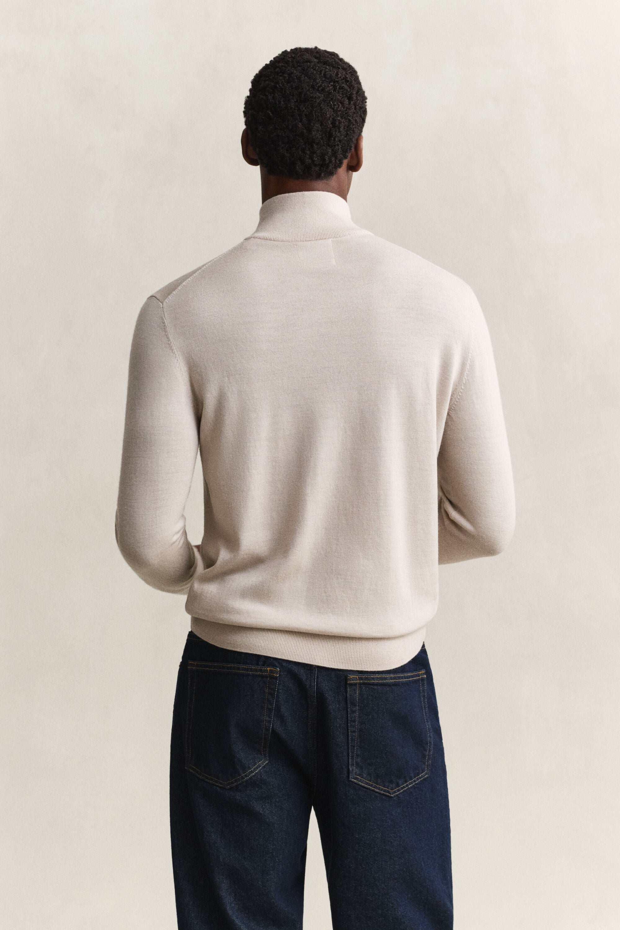Merino Wool Half-Zip Sweater