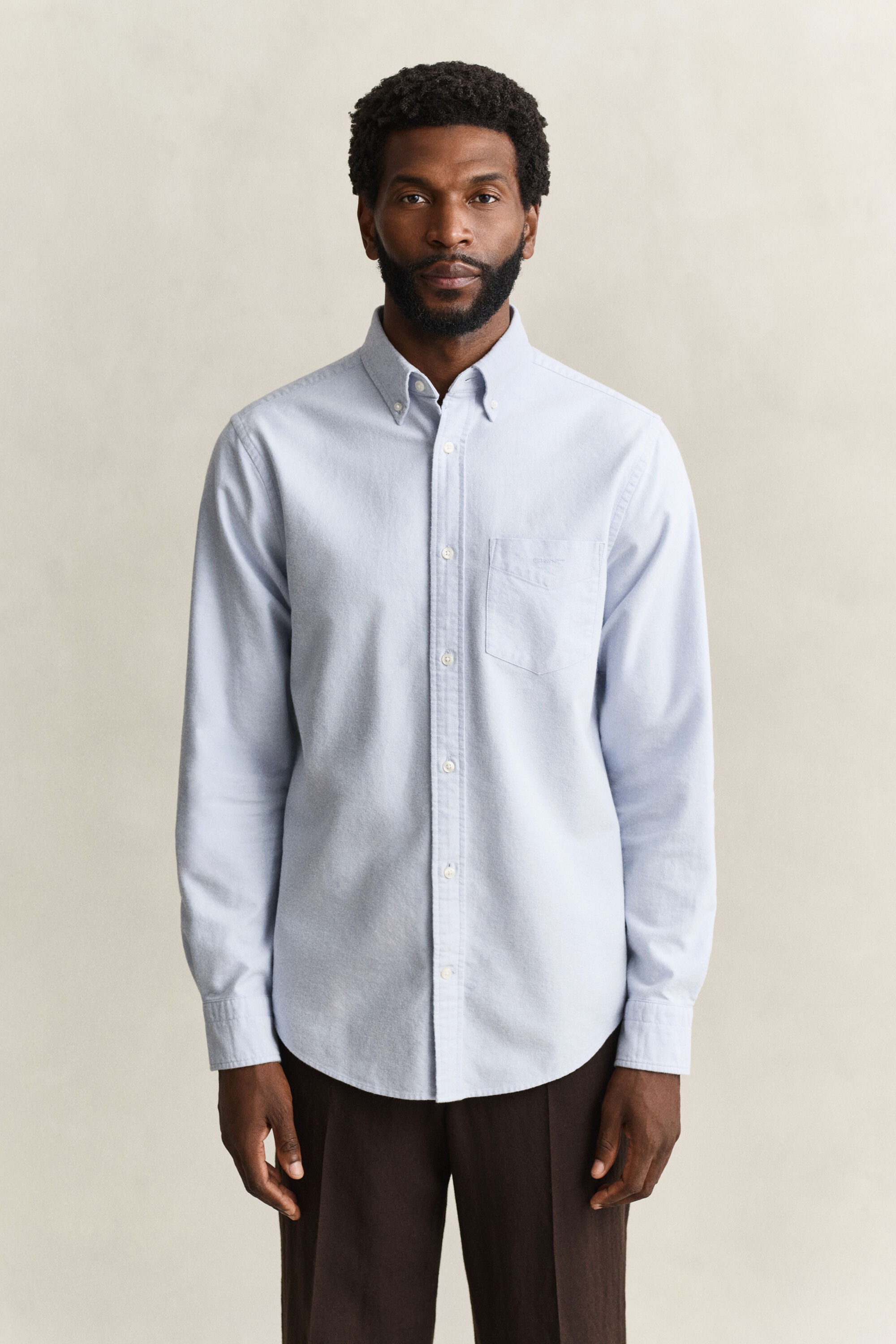 Brushed Oxford Shirt — CLEAR SKY