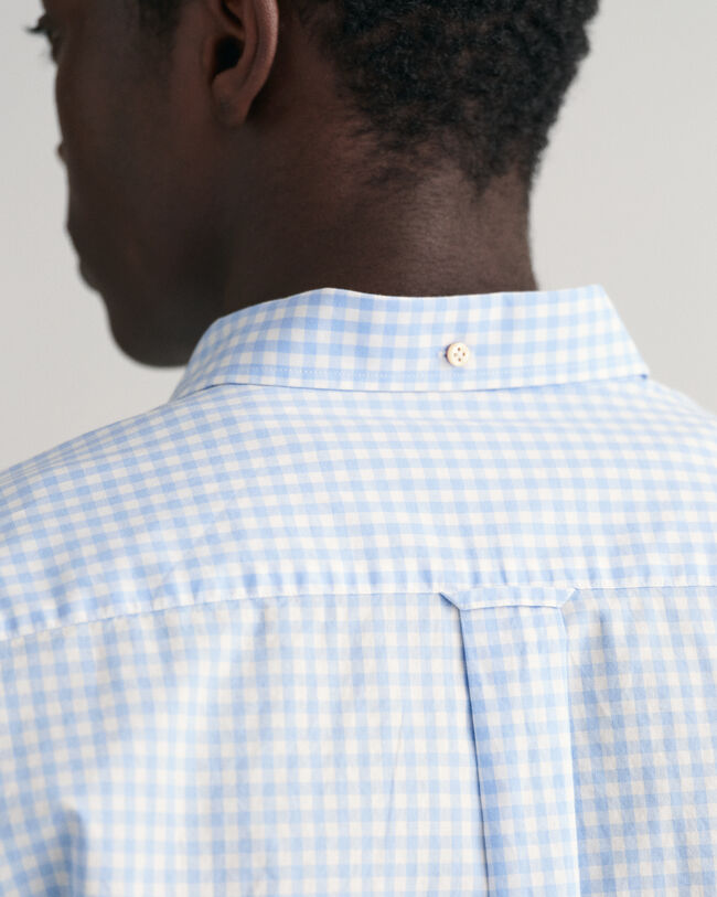 Regular Fit Gingham Broadcloth Shirt