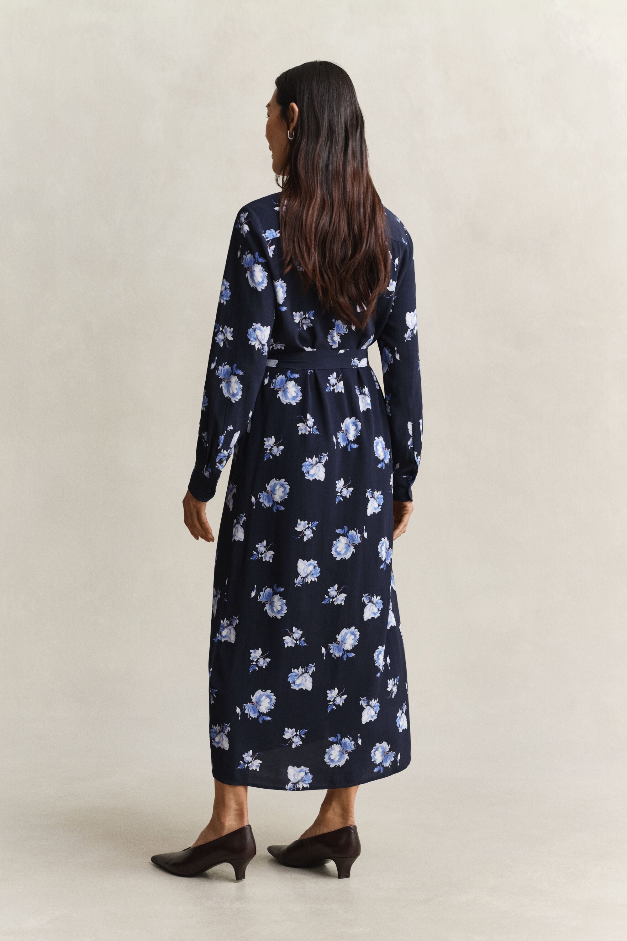 Floral Print Shirt Dress