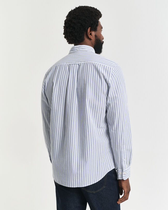 Regular Fit Striped Classic Poplin Shirt
